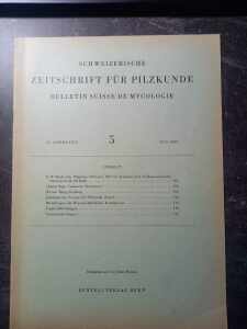 (Antik) Schweizerische zeitschrift fur Pilzkunde (1969) nr.5