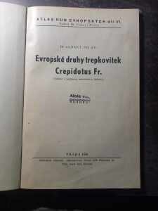 (Antik) Evropské druhy trepkovitek (1948)-Dr. A. Pilát