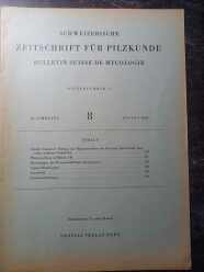 (Antik) Schweizerische zeitschrift fur Pilzkunde (1969) nr.8