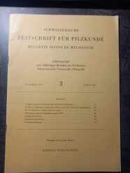 (Antik) Schweizerische zeitschrift fur Pilzkunde (1969) nr.3