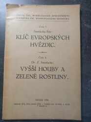 (antik) Klíč evropských hvězdic (1938)-Smotlacha-Šimr